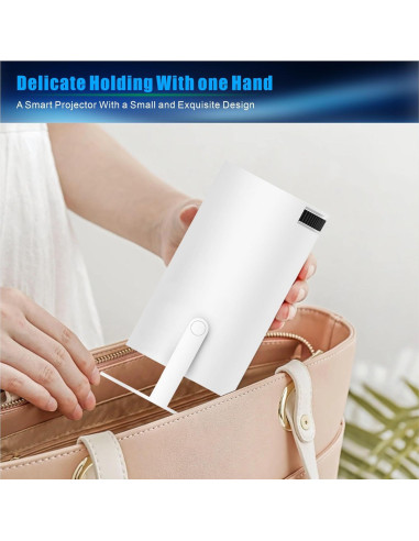 Mini Proyector ENUOSUMA 1080P WiFi 6 Bluetooth 150 ANSI