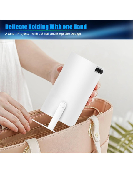 Mini Proyector ENUOSUMA 1080P WiFi 6 Bluetooth 150 ANSI