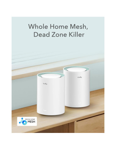 Cudy M1300 Sistema WiFi Mesh AC1200 Doble Banda 2-Pack