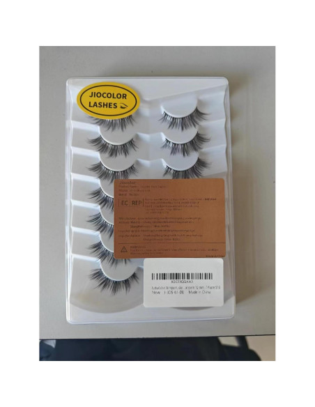 Pestañas Postizas Naturales Jiocolor 10mm C Curl Volumen Pestañas Postizas Naturales Jiocolor 10mm C Curl Volumen