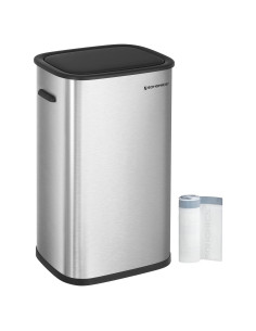 Bote de Basura Automático SONGMICS 50L con Sensor y Tapa Suave