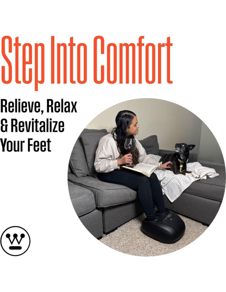 Masajeador de pies Westinghouse WES42-5318 con calor y compresión
