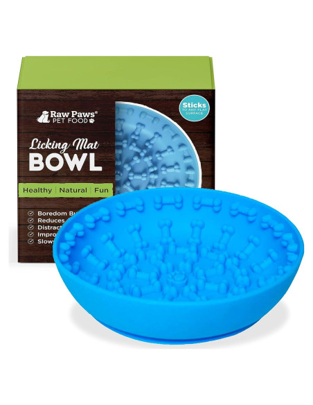 Alfombrilla de Lamer para Perros Raw Paws 15cm - Distracción y Alimentación Lenta