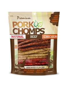 Pork Chomps Masticables para Perros 374g Sabores Variados