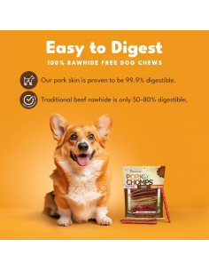 Pork Chomps Masticables para Perros 374g Sabores Variados 2