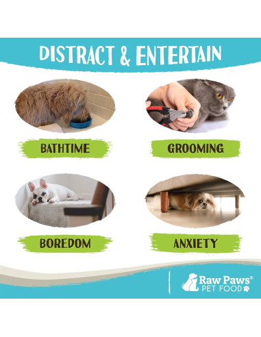 Alfombrilla de Lamer para Perros Raw Paws 15cm - Distracción y Alimentación Lenta