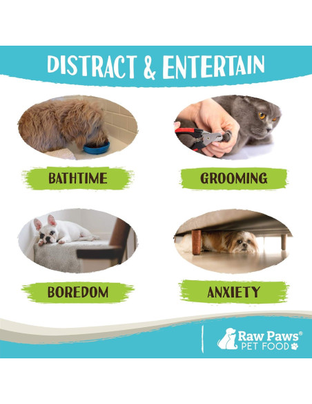 Alfombrilla de Lamer para Perros Raw Paws 15cm - Distracción y Alimentación Lenta