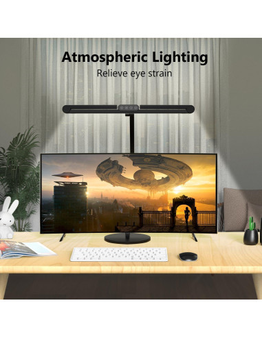 Lámpara de Escritorio LED Micomlan 24W Ajustable con Base