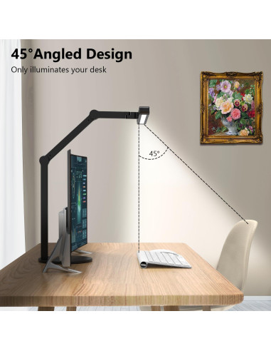 Lámpara de Escritorio LED Micomlan 24W Ajustable con Base