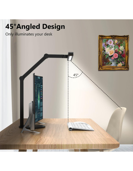 Lámpara de Escritorio LED Micomlan 24W Ajustable con Base