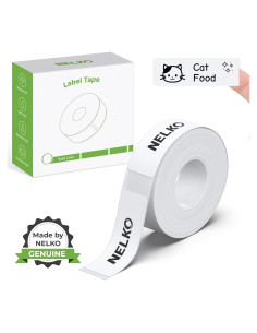 Cinta de Etiquetas Nelko P21 14x40mm Blanca 180 Etiquetas/Rollo