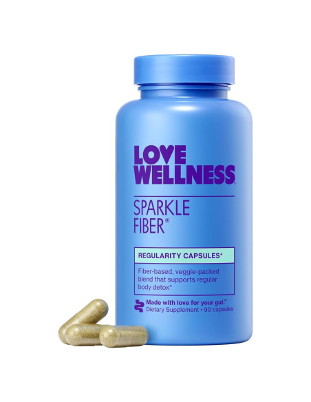 Suplemento de Fibra Love Wellness Sparkle Fiber 90 Cápsulas