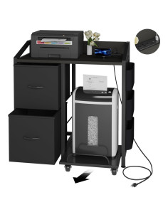 Soporte para Impresora WODRAWER con Almacenamiento y Carga USB