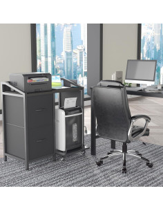 Soporte para Impresora WODRAWER con Almacenamiento y Carga USB 2