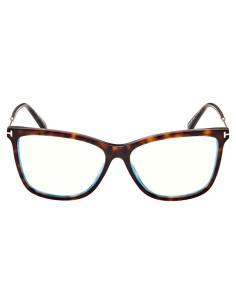 Gafas de Ojo de Gato Tom Ford FT 5824-B 052 Havana Oscuro 56mm