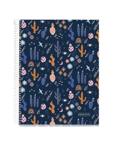 Cuaderno MiquelRius 4 Asignaturas 11x21.6cm 120 Hojas Rayadas