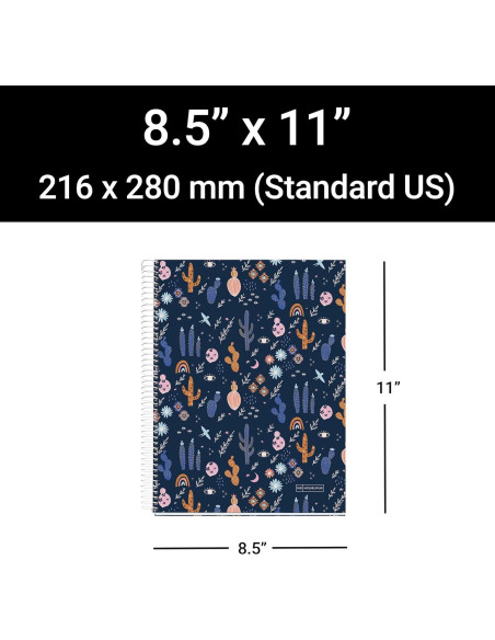 Cuaderno MiquelRius 4 Asignaturas 11x21.6cm 120 Hojas Rayadas