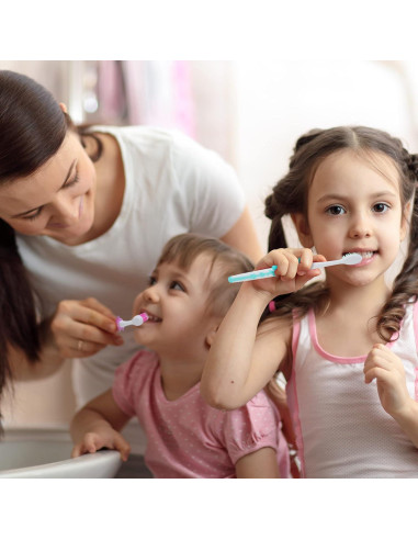 Bokon Cepillos de Dientes para Niños 300 Pcs Suaves Panda