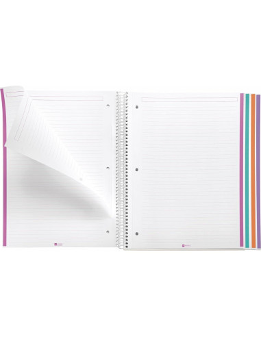 Cuaderno MiquelRius 4 Asignaturas 11x21.6cm 120 Hojas Rayadas