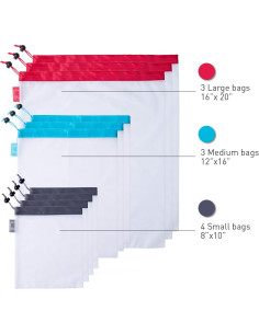 Bolsas Reutilizables StarPack - Set de 10 Malla Ecológicas 2