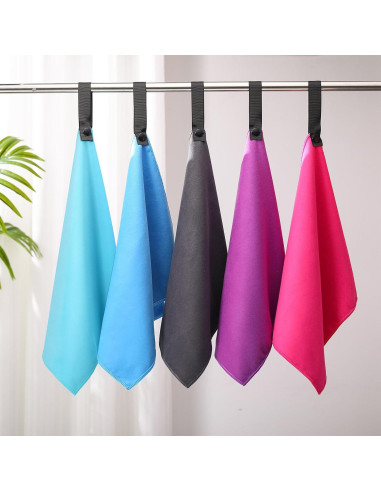 20 Toallas de Microfibra SmoothNovelty 32x25 cm Secado Rápido