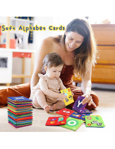 Libro de Iluminación Infantil Jiajiafa 26 Piezas ABC Suave 2