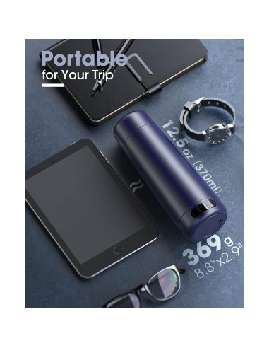 Hervidor Eléctrico Portátil Nicewell Q3 370ml Doble Voltaje