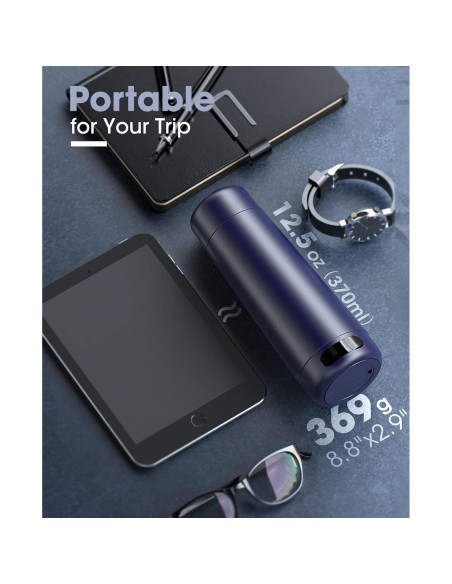 Hervidor Eléctrico Portátil Nicewell Q3 370ml Doble Voltaje