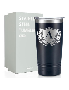 Taza de Viaje Personalizada Onebttl 590ml con Inicial A