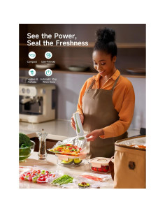 Sellador al Vacío HiCOZY Sync Compacto con Pantalla LED y 30 Bolsas 2