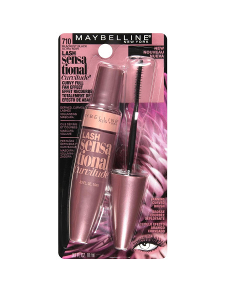 Máscara Lavable Curvitude Sensacional Maybelline 9.75 ml