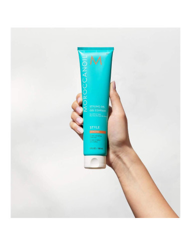 Gel de Estilo Fuerte Moroccanoil 177 ml - Sin Alcohol