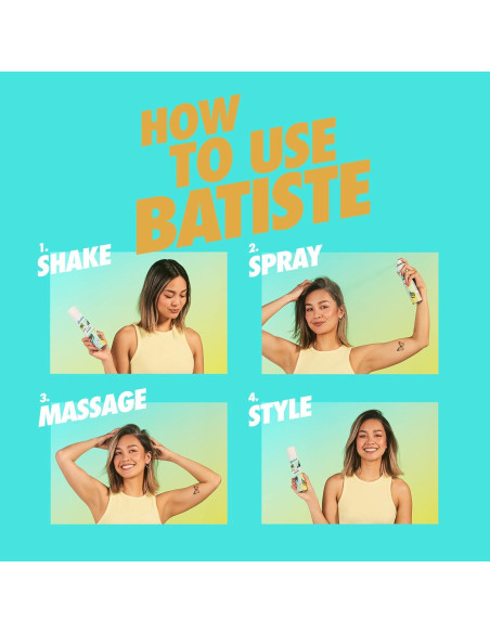 Champú Seco Batiste Rubio 162 g - Refresca y Absorbe Aceite Champú Seco Batiste Rubio 162 g - Refresca y Absorbe Aceite