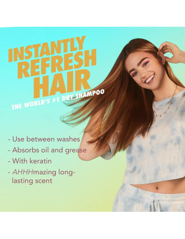 Champú Seco Batiste Rubio 162 g - Refresca y Absorbe Aceite