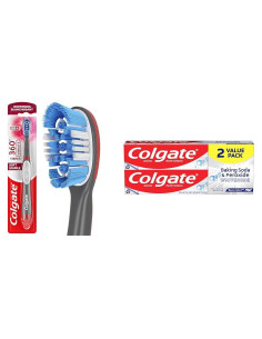 Cepillo de dientes sónico Colgate 360 Optic White + Pasta 340 g