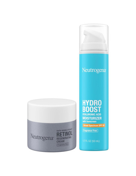Dúo Regenerador Neutrogena: Crema Visible Repair 48.2 g + Hidratante SPF 50 50 ml Dúo Regenerador Neutrogena: Crema Visible Repair 48.2 g + Hidratante SPF 50 50 ml