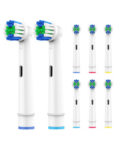 Cabezas de Cepillo de Dientes ELFIN 8 Unidades Suaves Compatibles Oral-B