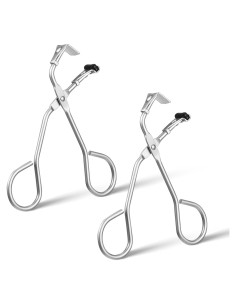 Paquete de 2 Rizadores de Pestañas Andibro Plateados