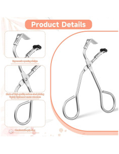 Paquete de 2 Rizadores de Pestañas Andibro Plateados 2