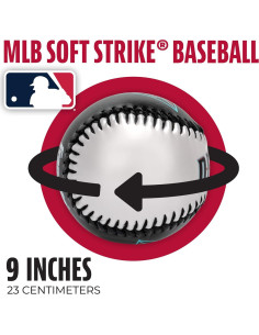 Pelota de béisbol suave Franklin Sports MLB Diamondbacks 2