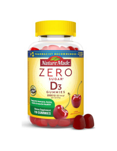 Gomas de Vitamina D3 Nature Made Sin Azúcar 2000 IU 110 Unidades