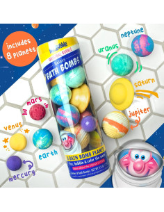 Bombas de baño Mr. Bubble Galaxy, set de 8 planetas, aroma chicle 2