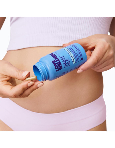 Suplemento de Fibra Love Wellness Sparkle Fiber 90 Cápsulas