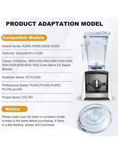 Tapa de Reemplazo para Licuadora Vitamix 64oz FURGGEN 2