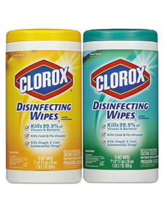 Toallitas Desinfectantes Clorox 75 Unidades 2 Paquetes