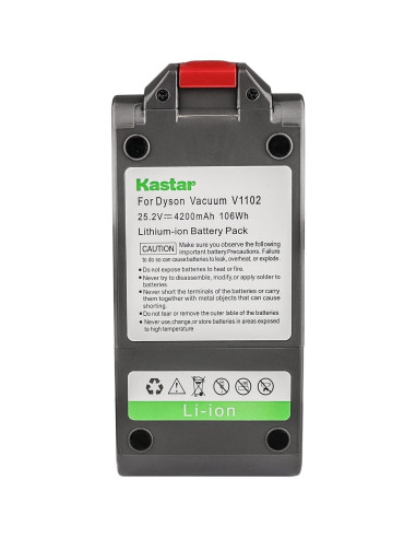 Batería Kastar 1 Paquete para Aspiradora Dyson V11 4200mAh