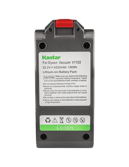 Batería Kastar 1 Paquete para Aspiradora Dyson V11 4200mAh