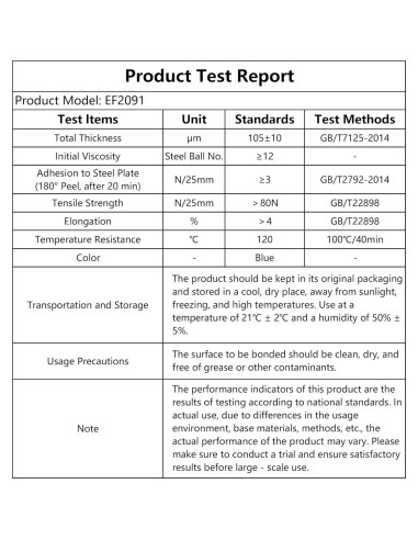 Cinta de Pintor Azul 1" EFOK - 20 Rollos x 50.29m - 1006.56m