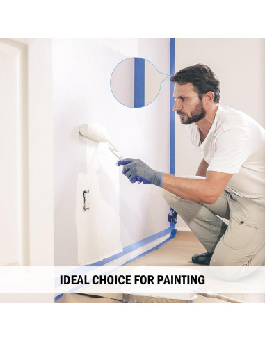 Cinta de Pintor Azul 1" EFOK - 20 Rollos x 50.29m - 1006.56m