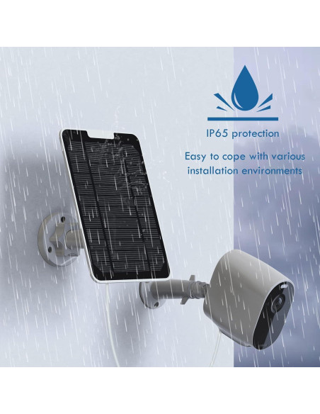 Panel Solar 4W Aothaigro para Cámaras Arlo Pro 3/4/Ultra